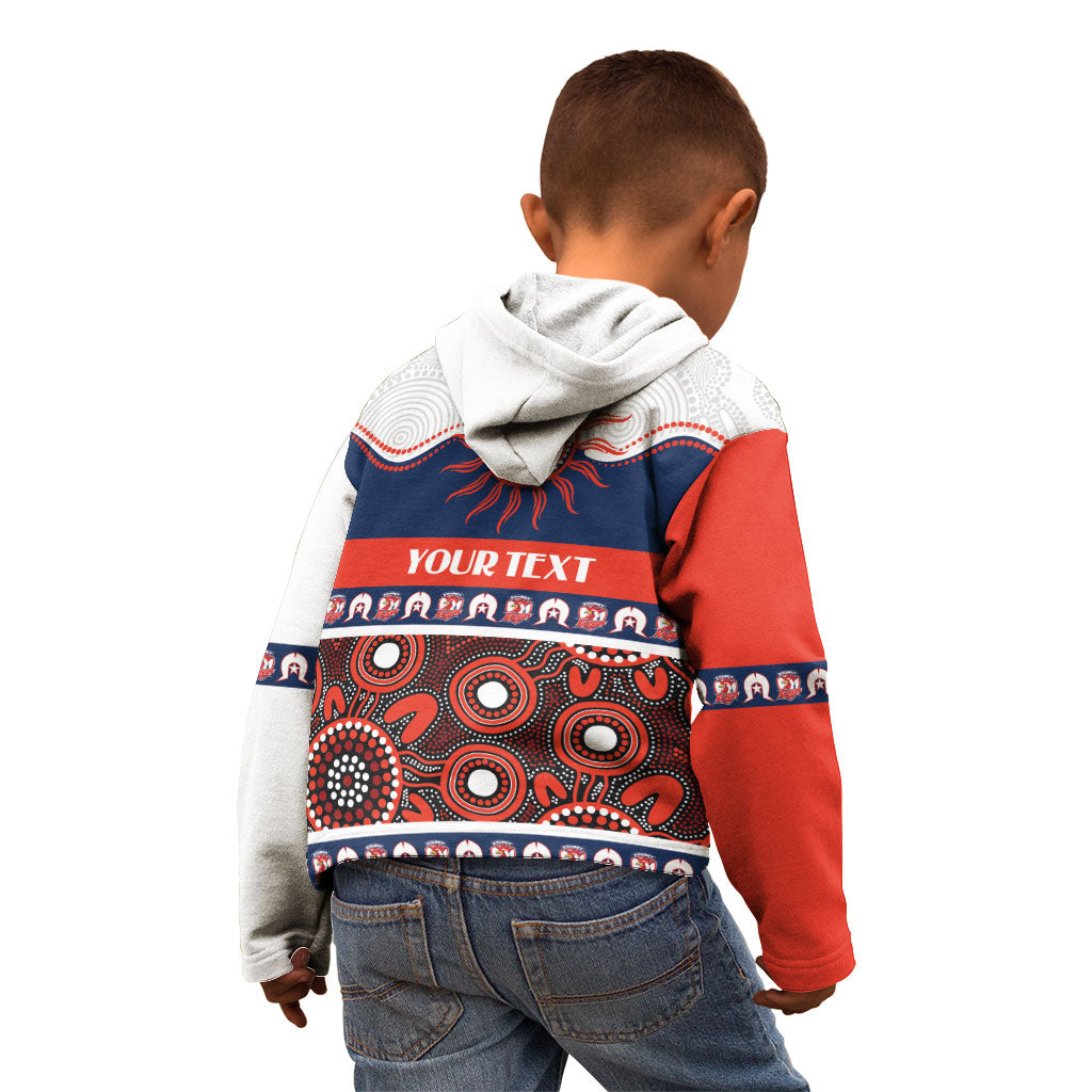 Roosters NAIDOC Week Personalised Kid Hoodie Aboriginal Torres Strait Islanders Vibe