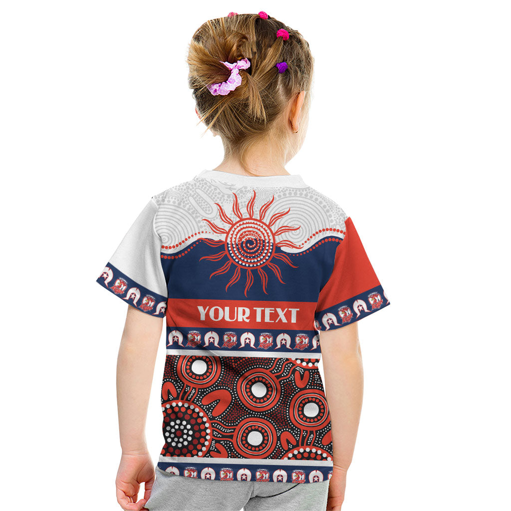 Roosters NAIDOC Week Personalised Kid T Shirt Aboriginal Torres Strait Islanders Vibe
