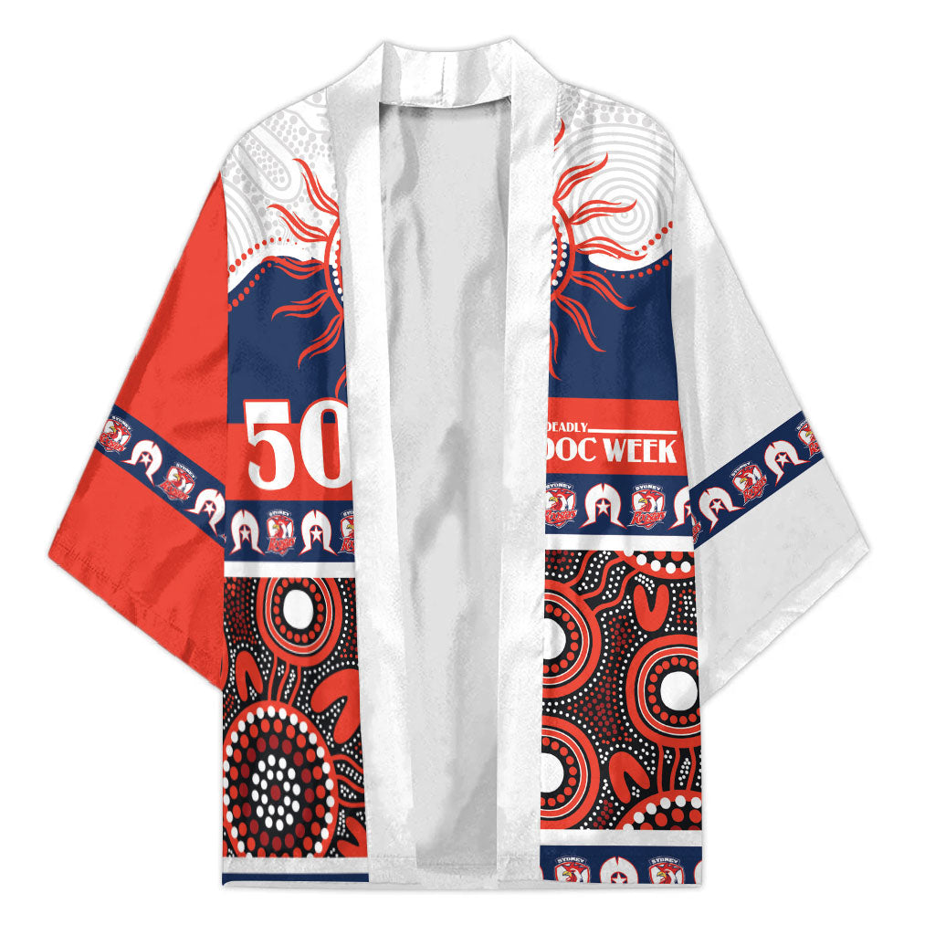 Roosters NAIDOC Week Personalised Kimono Aboriginal Torres Strait Islanders Vibe
