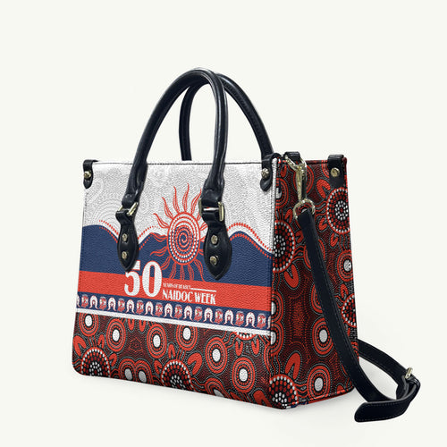 Roosters NAIDOC Week Leather Bag Aboriginal Torres Strait Islanders Vibe