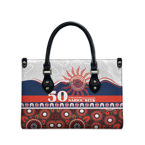 Roosters NAIDOC Week Leather Bag Aboriginal Torres Strait Islanders Vibe