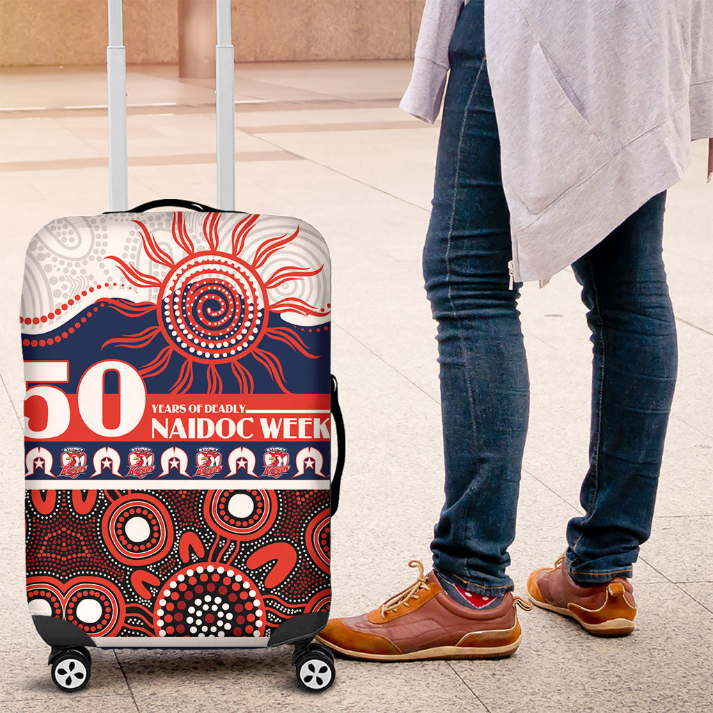 Roosters NAIDOC Week Luggage Cover Aboriginal Torres Strait Islanders Vibe