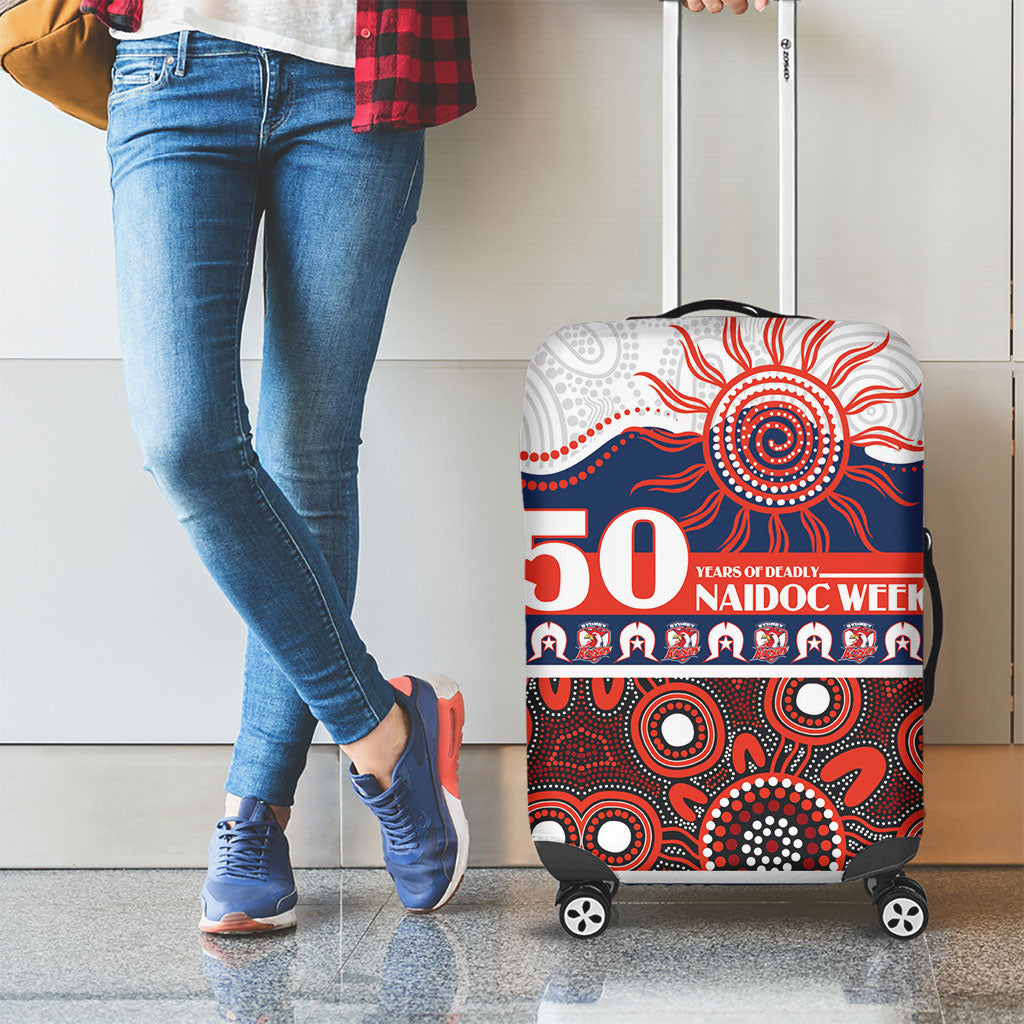 Roosters NAIDOC Week Luggage Cover Aboriginal Torres Strait Islanders Vibe