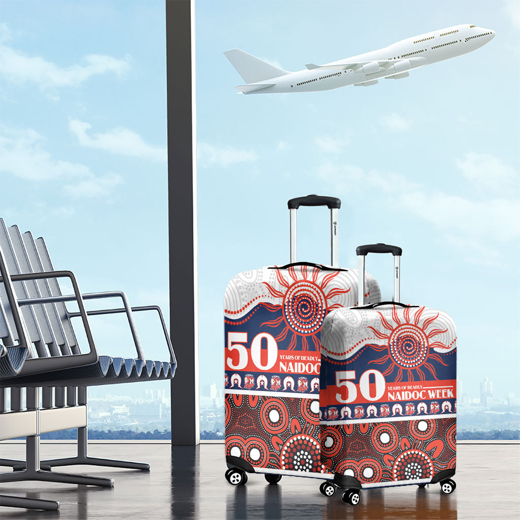 Roosters NAIDOC Week Luggage Cover Aboriginal Torres Strait Islanders Vibe