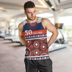 Roosters NAIDOC Week Personalised Men Tank Top Aboriginal Torres Strait Islanders Vibe