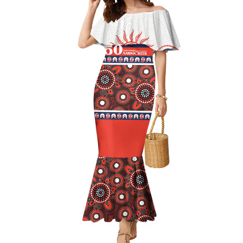 Roosters NAIDOC Week Personalised Mermaid Dress Aboriginal Torres Strait Islanders Vibe