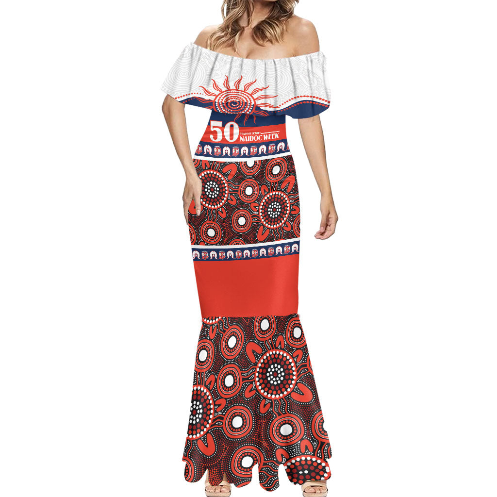 Roosters NAIDOC Week Personalised Mermaid Dress Aboriginal Torres Strait Islanders Vibe