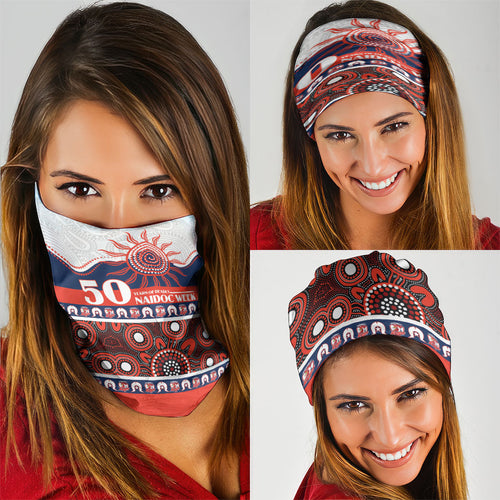 Roosters NAIDOC Week Neck Gaiter Aboriginal Torres Strait Islanders Vibe