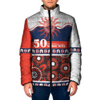 Roosters NAIDOC Week Personalised Padded Jacket Aboriginal Torres Strait Islanders Vibe