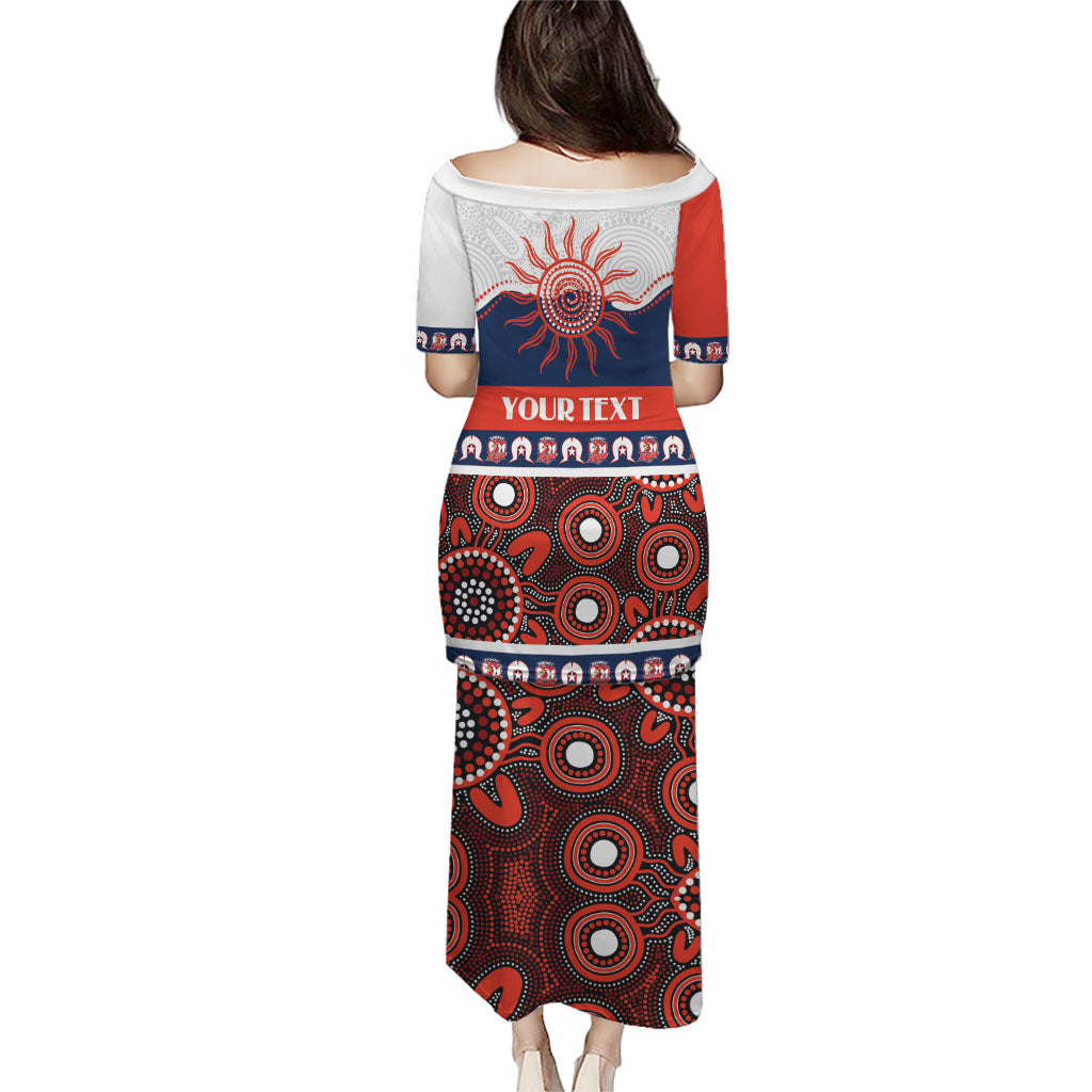 Roosters NAIDOC Week Personalised Puletasi Aboriginal Torres Strait Islanders Vibe
