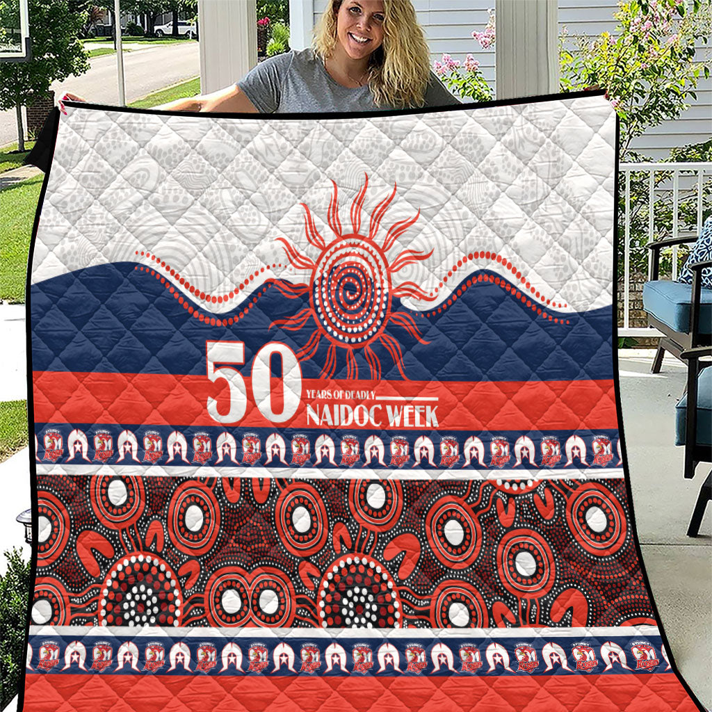 Roosters NAIDOC Week Quilt Aboriginal Torres Strait Islanders Vibe