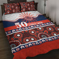 Roosters NAIDOC Week Quilt Bed Set Aboriginal Torres Strait Islanders Vibe