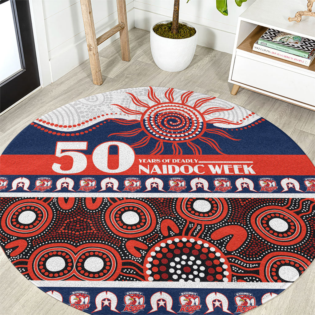 Roosters NAIDOC Week Round Carpet Aboriginal Torres Strait Islanders Vibe