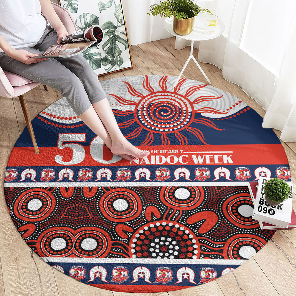 Roosters NAIDOC Week Round Carpet Aboriginal Torres Strait Islanders Vibe
