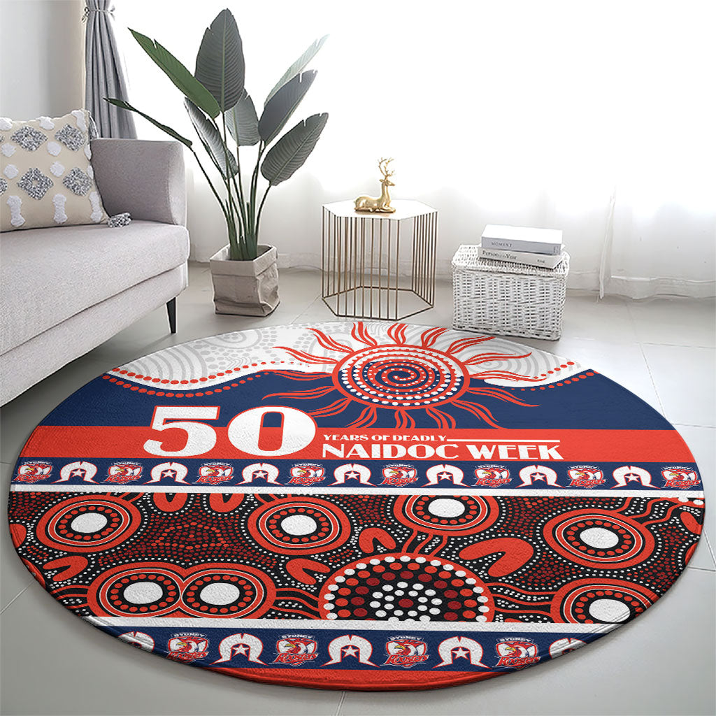 Roosters NAIDOC Week Round Carpet Aboriginal Torres Strait Islanders Vibe
