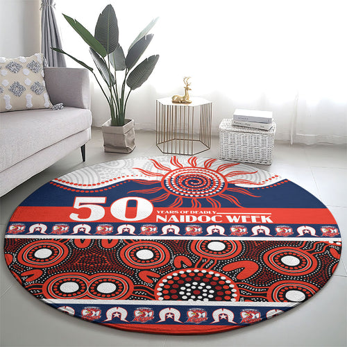 Roosters NAIDOC Week Round Carpet Aboriginal Torres Strait Islanders Vibe