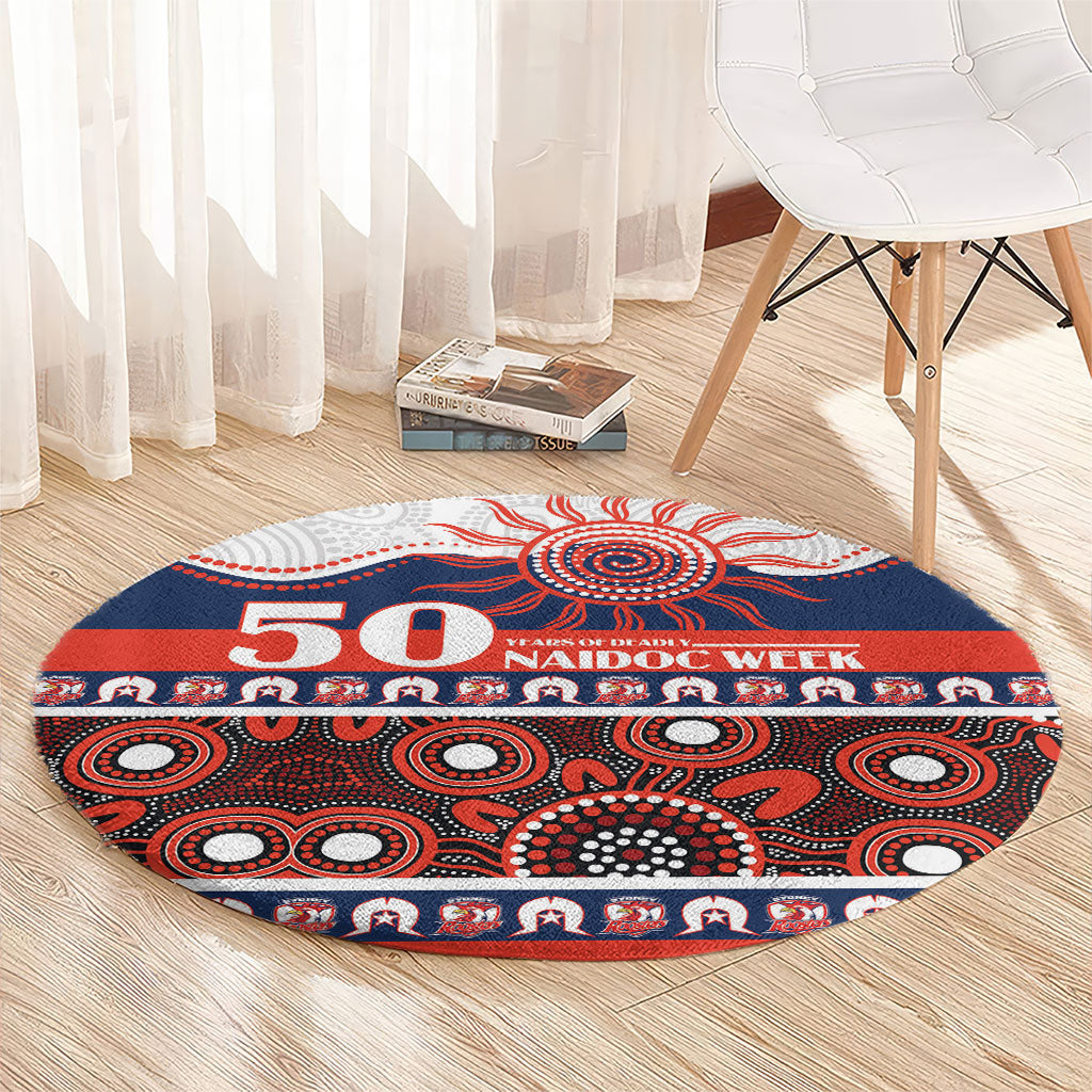 Roosters NAIDOC Week Round Carpet Aboriginal Torres Strait Islanders Vibe