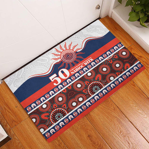 Roosters NAIDOC Week Rubber Doormat Aboriginal Torres Strait Islanders Vibe