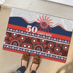 Roosters NAIDOC Week Rubber Doormat Aboriginal Torres Strait Islanders Vibe