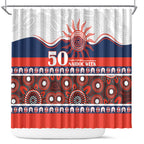 Roosters NAIDOC Week Shower Curtain Aboriginal Torres Strait Islanders Vibe