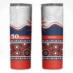 Roosters NAIDOC Week Personalised Skinny Tumbler Aboriginal Torres Strait Islanders Vibe