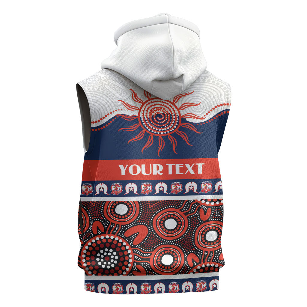 Roosters NAIDOC Week Personalised Sleeveless Hoodie Aboriginal Torres Strait Islanders Vibe