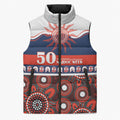 Roosters NAIDOC Week Personalised Sleeveless Puffer Jacket Aboriginal Torres Strait Islanders Vibe