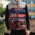 Roosters NAIDOC Week Personalised Sleeveless Puffer Jacket Aboriginal Torres Strait Islanders Vibe