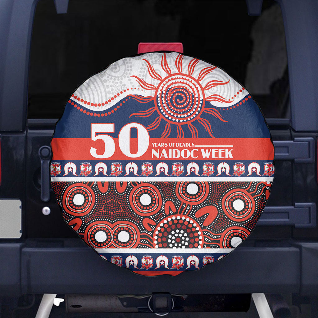 Roosters NAIDOC Week Spare Tire Cover Aboriginal Torres Strait Islanders Vibe