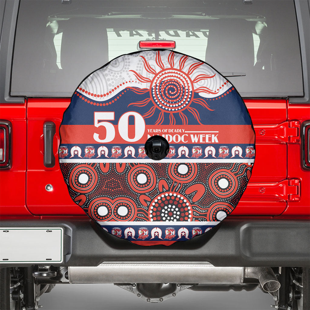 Roosters NAIDOC Week Spare Tire Cover Aboriginal Torres Strait Islanders Vibe