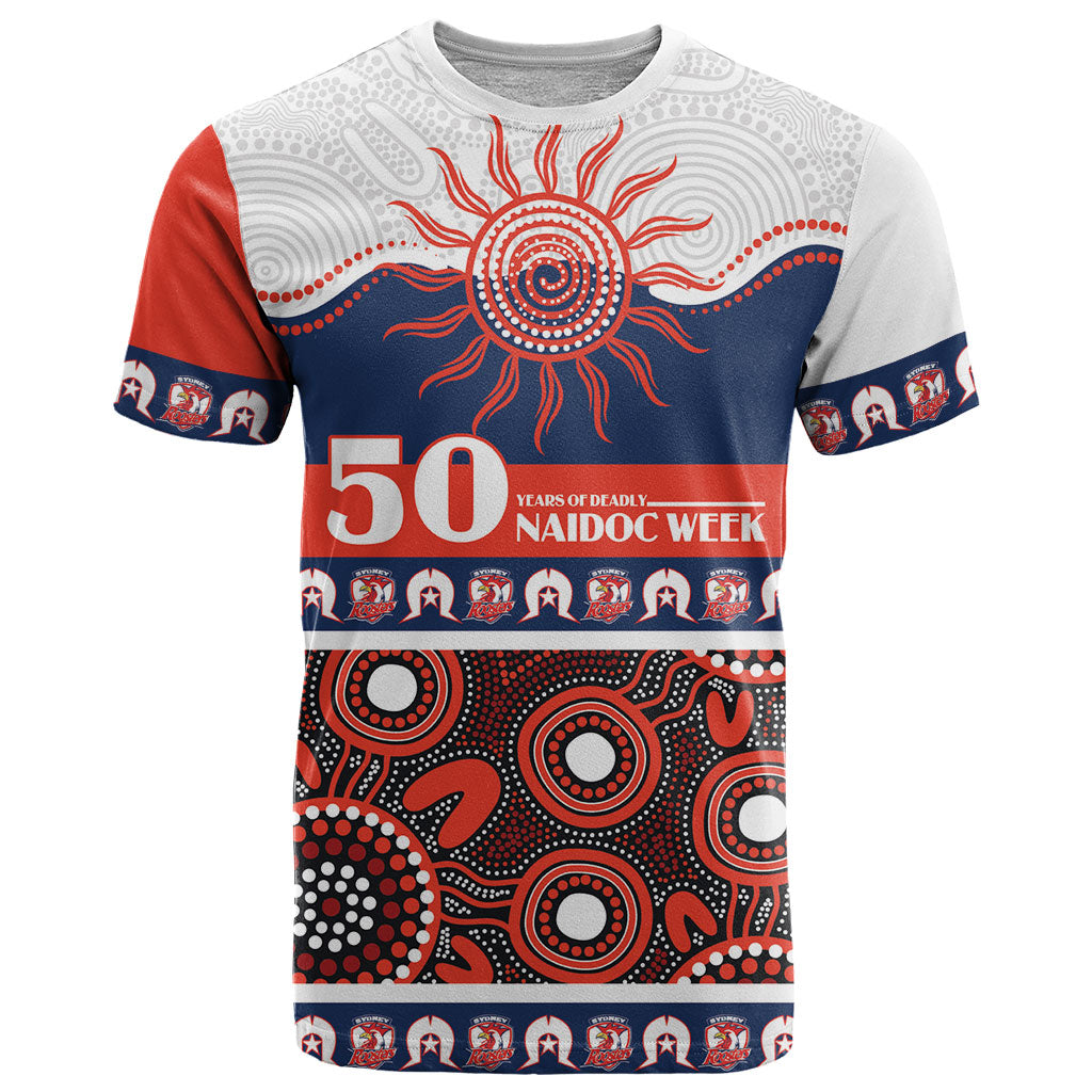 Roosters NAIDOC Week Personalised T Shirt Aboriginal Torres Strait Islanders Vibe