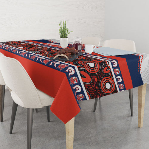Roosters NAIDOC Week Tablecloth Aboriginal Torres Strait Islanders Vibe