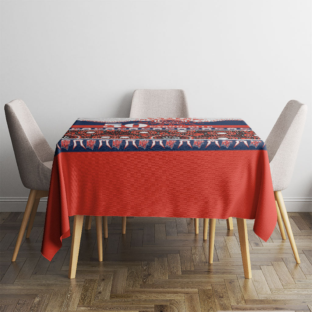 Roosters NAIDOC Week Tablecloth Aboriginal Torres Strait Islanders Vibe