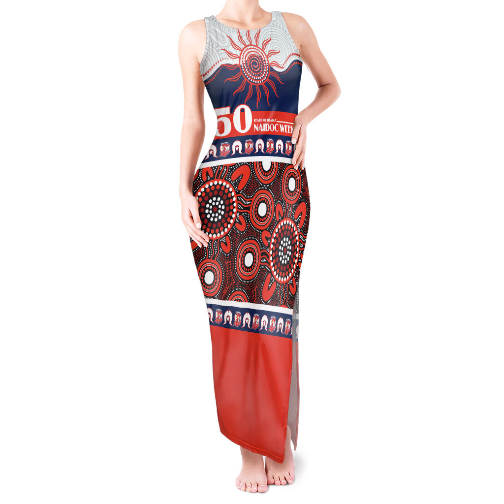 Roosters NAIDOC Week Personalised Tank Maxi Dress Aboriginal Torres Strait Islanders Vibe