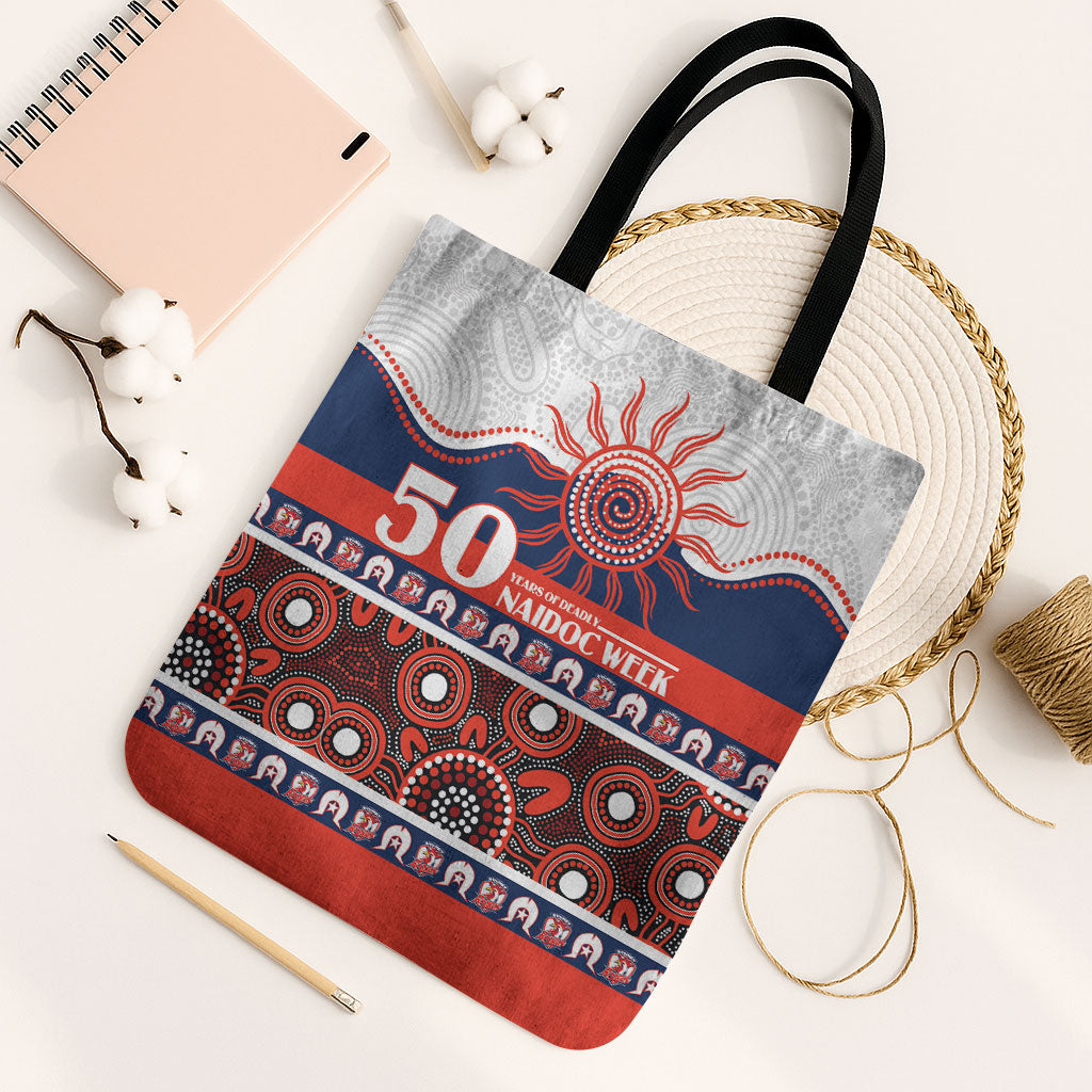Roosters NAIDOC Week Tote Bag Aboriginal Torres Strait Islanders Vibe