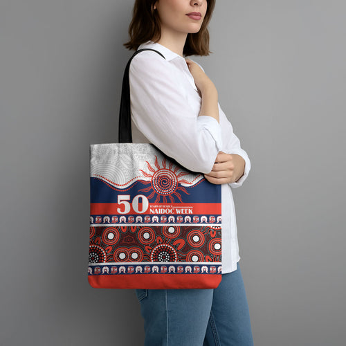 Roosters NAIDOC Week Tote Bag Aboriginal Torres Strait Islanders Vibe