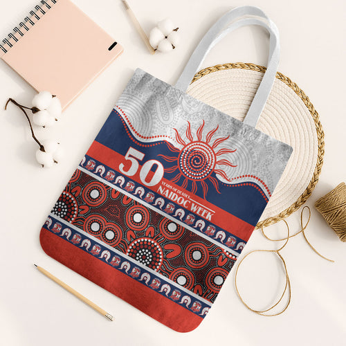 Roosters NAIDOC Week Tote Bag Aboriginal Torres Strait Islanders Vibe