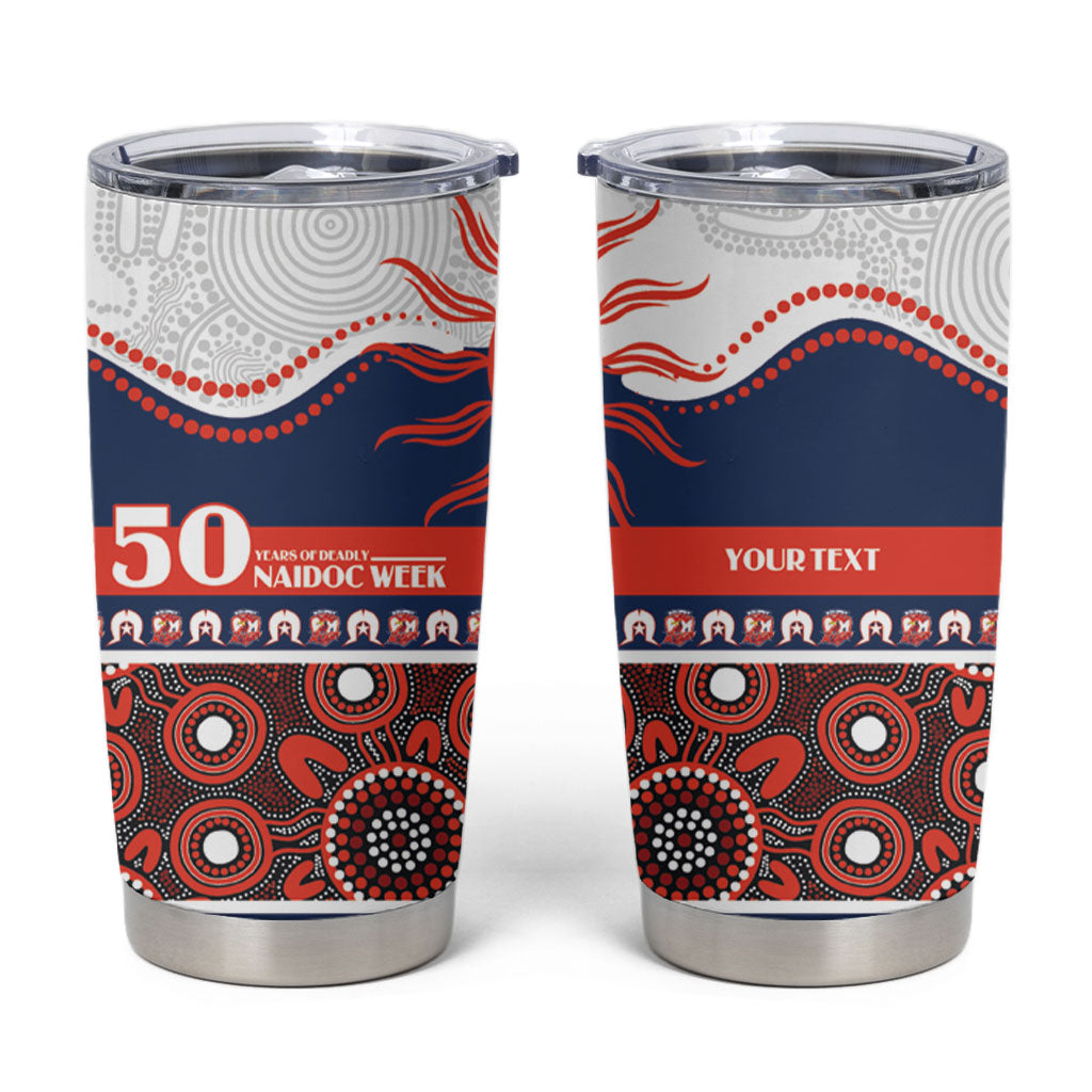 Roosters NAIDOC Week Personalised Tumbler Cup Aboriginal Torres Strait Islanders Vibe