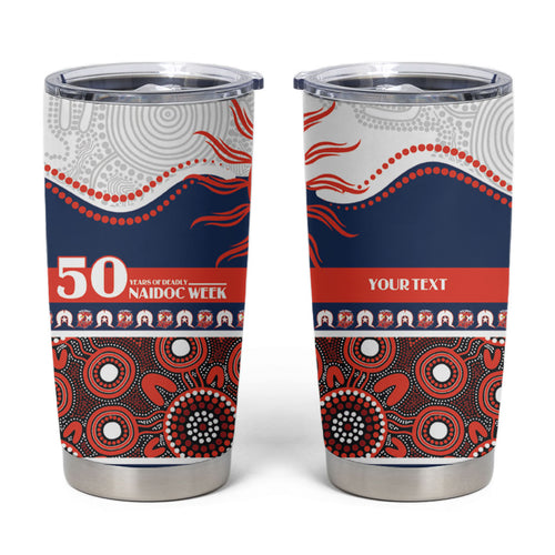Roosters NAIDOC Week Personalised Tumbler Cup Aboriginal Torres Strait Islanders Vibe