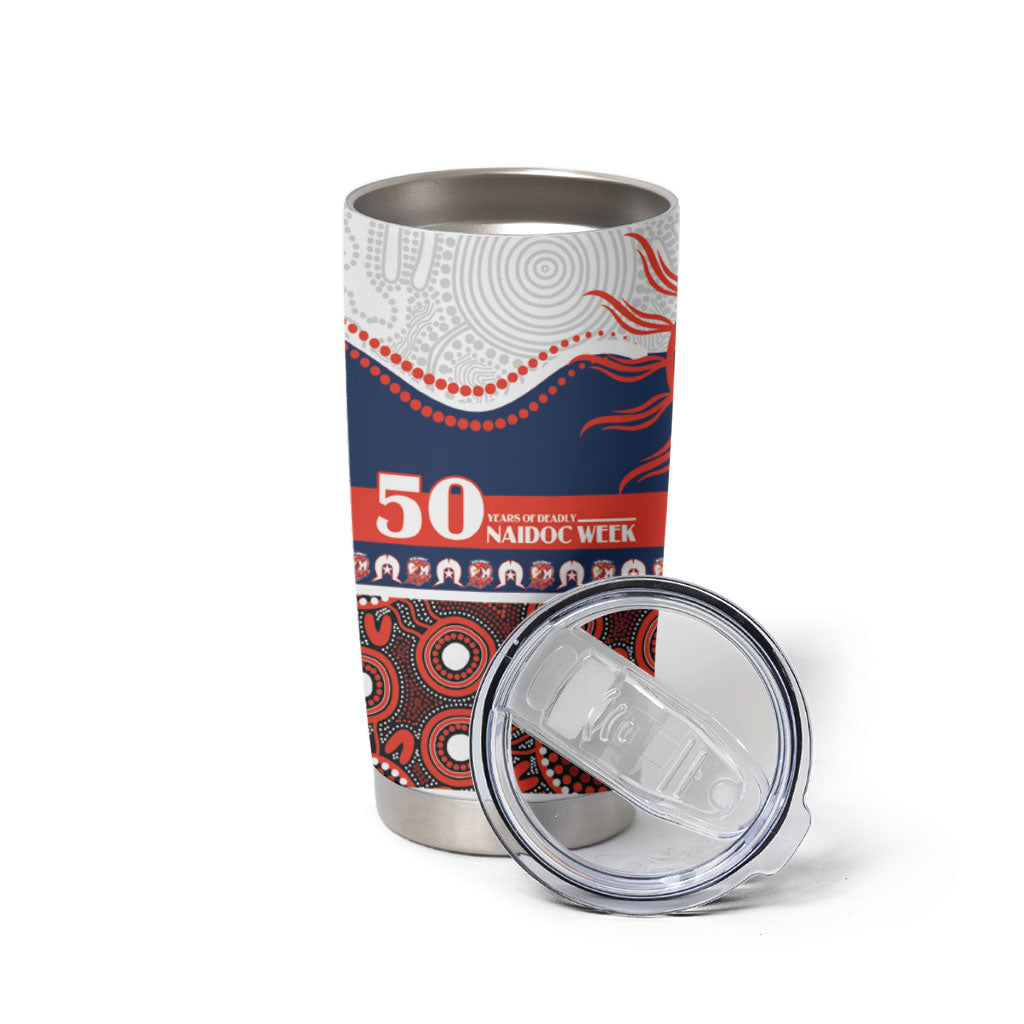 Roosters NAIDOC Week Personalised Tumbler Cup Aboriginal Torres Strait Islanders Vibe