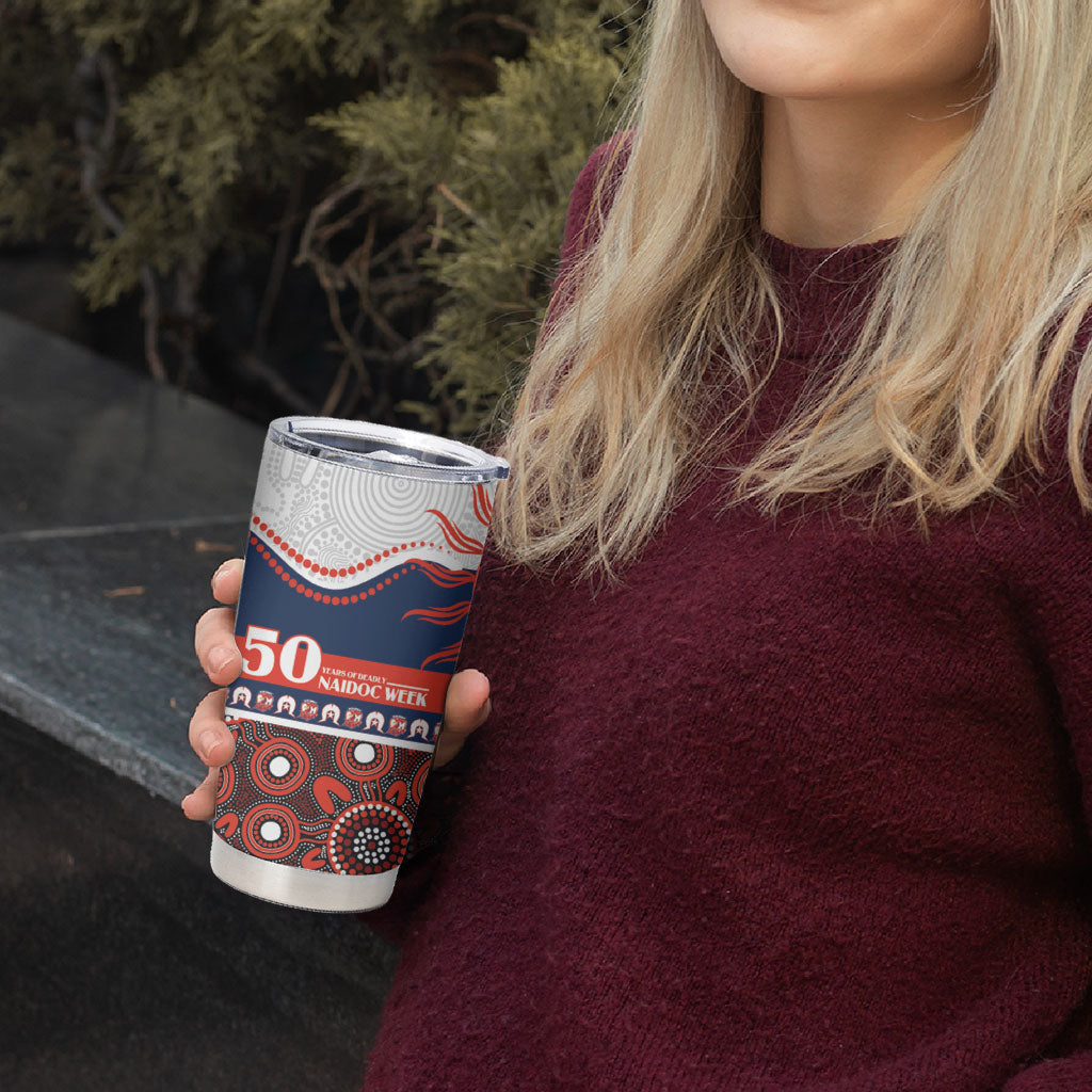 Roosters NAIDOC Week Personalised Tumbler Cup Aboriginal Torres Strait Islanders Vibe