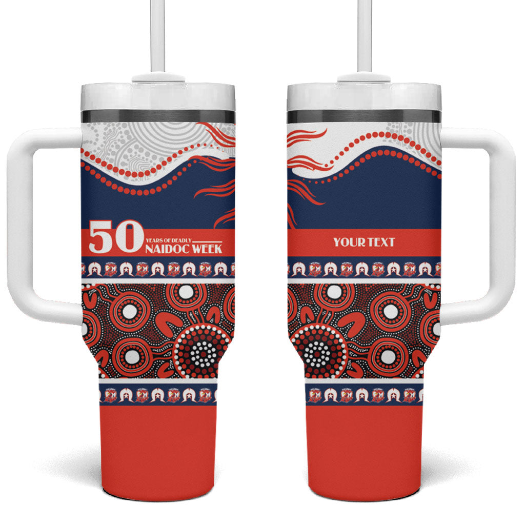 Roosters NAIDOC Week Personalised Tumbler With Handle Aboriginal Torres Strait Islanders Vibe