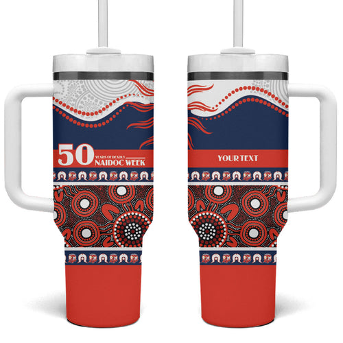 Roosters NAIDOC Week Personalised Tumbler With Handle Aboriginal Torres Strait Islanders Vibe