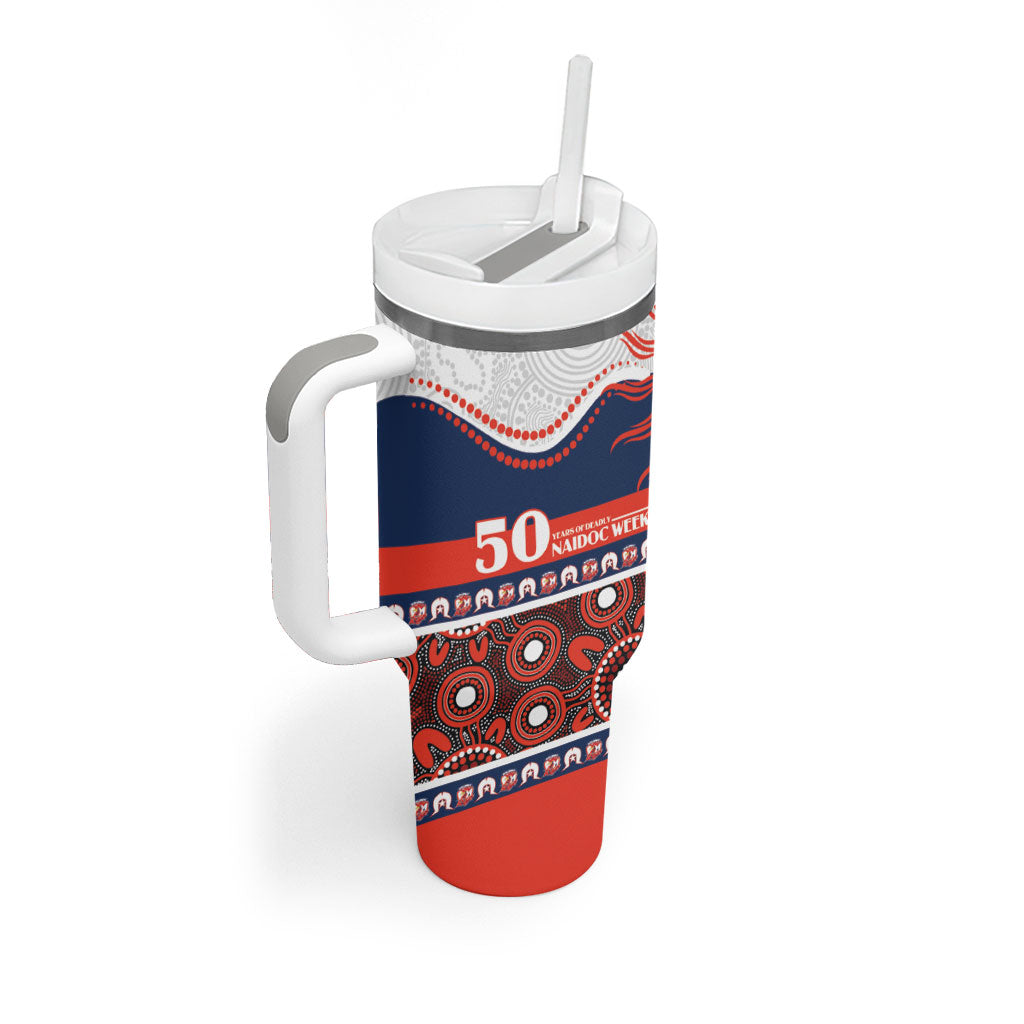 Roosters NAIDOC Week Personalised Tumbler With Handle Aboriginal Torres Strait Islanders Vibe