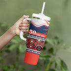 Roosters NAIDOC Week Personalised Tumbler With Handle Aboriginal Torres Strait Islanders Vibe