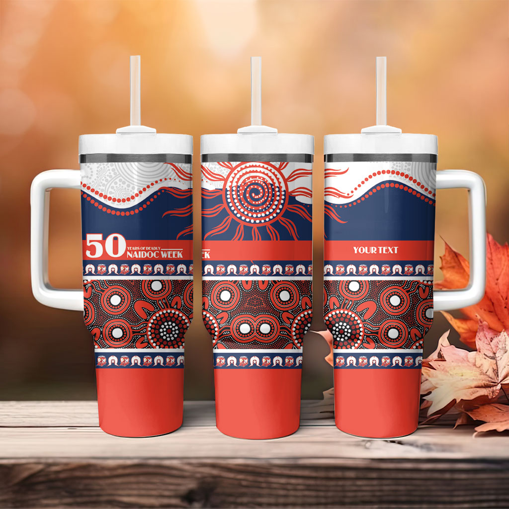 Roosters NAIDOC Week Personalised Tumbler With Handle Aboriginal Torres Strait Islanders Vibe