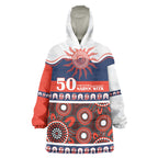 Roosters NAIDOC Week Personalised Wearable Blanket Hoodie Aboriginal Torres Strait Islanders Vibe