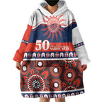Roosters NAIDOC Week Personalised Wearable Blanket Hoodie Aboriginal Torres Strait Islanders Vibe