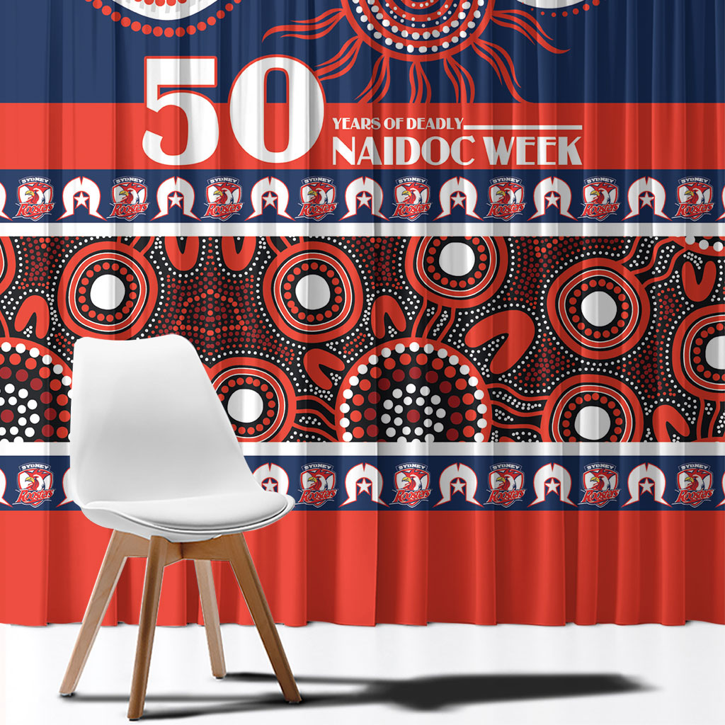 Roosters NAIDOC Week Window Curtain Aboriginal Torres Strait Islanders Vibe