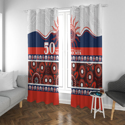 Roosters NAIDOC Week Window Curtain Aboriginal Torres Strait Islanders Vibe